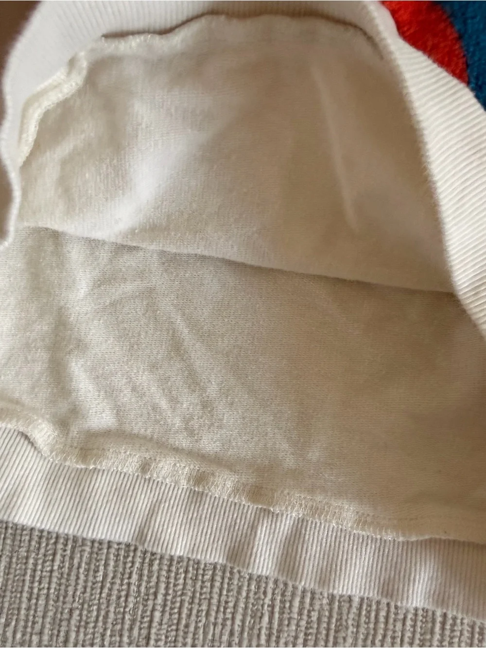 Kids Cream Sweatshirt with Rainbow Patch 6